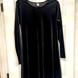 Black velvet Old Navy dress